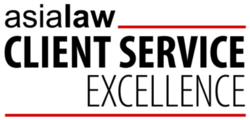 Asia Law Client Service Excellence badge
